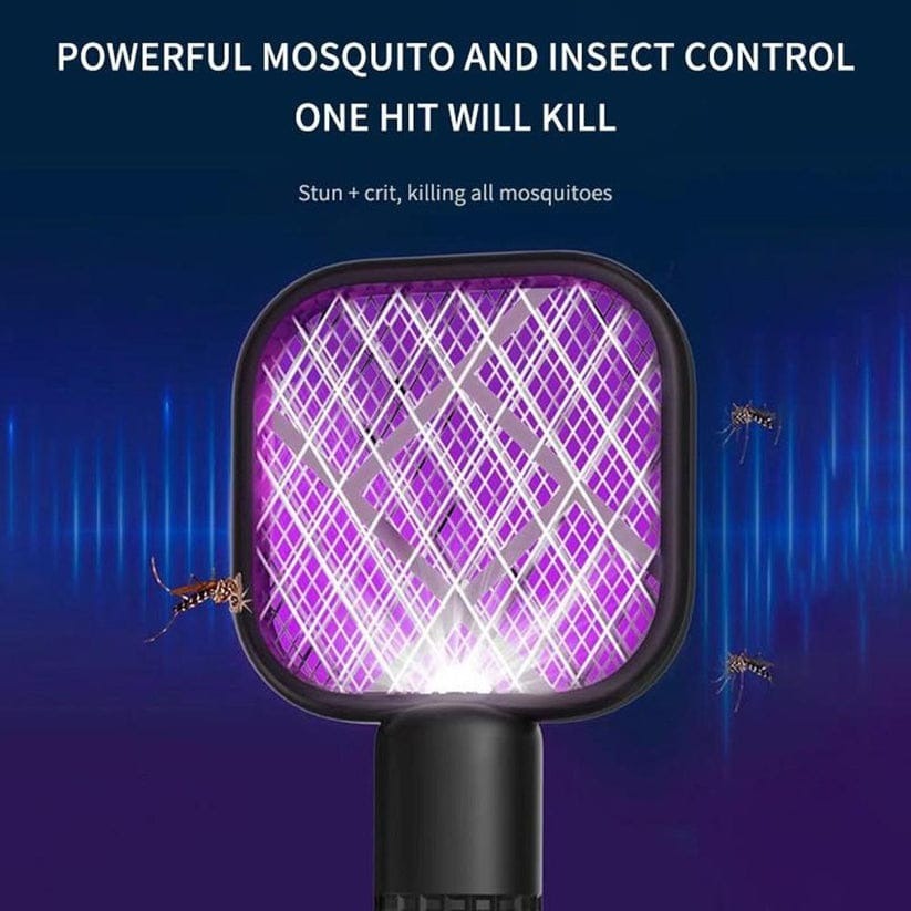 electric Mini USB Musquito Killer Racquet Lamp-Wireless Night Bulb in Effective Insect Catcher ( Random Color)