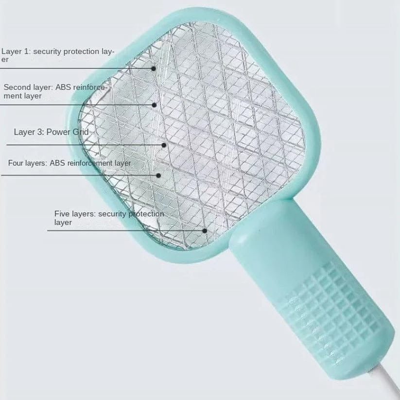 electric Mini USB Musquito Killer Racquet Lamp-Wireless Night Bulb in Effective Insect Catcher ( Random Color)